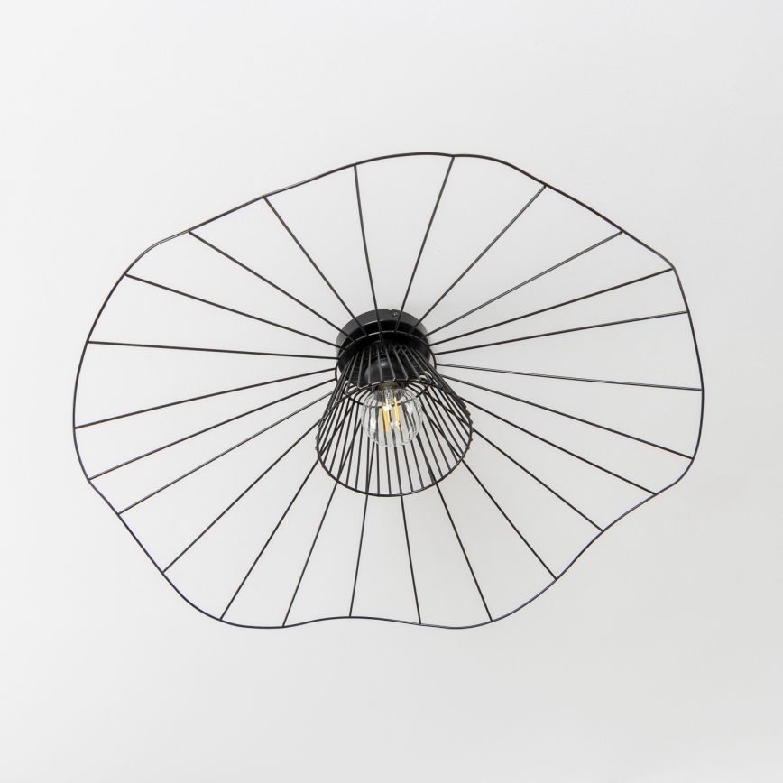 Brilagi - LED pinnapealne laelühter CERIA WIRE 1xE27/40W/230V, läbimõõt 80 cm, must