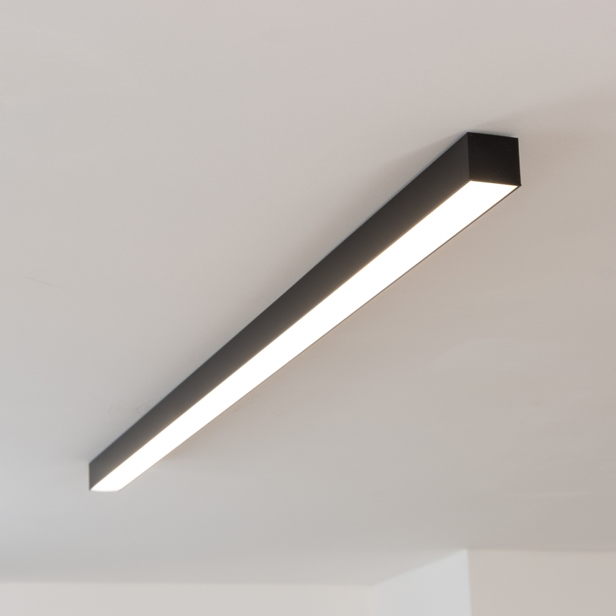 Brilagi - LED lakke kinnitatav valgusti FULLDAY LED/10/15/20W/230V 2700/4000/6000K 60 cm UGR19 must