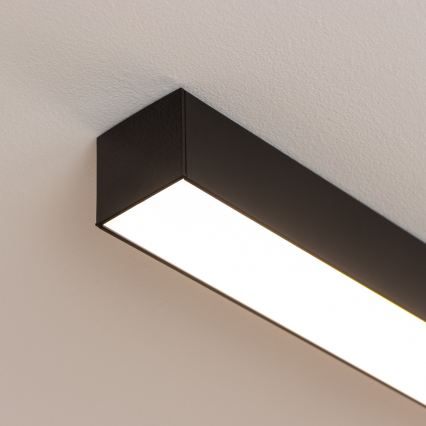 Brilagi - LED lakke kinnitatav valgusti FULLDAY LED/10/15/20W/230V 2700/4000/6000K 60 cm UGR19 must