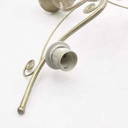 Brilagi - LED pinnapealne lühter ANTICO 3xE27/60W/230V valge patina