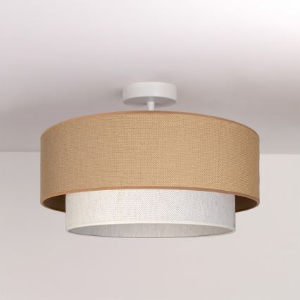 Brilagi - LED pinnapealne lühter BOHO ECO 1xE27/10W/230V läbimõõt 40 cm beež/kreem