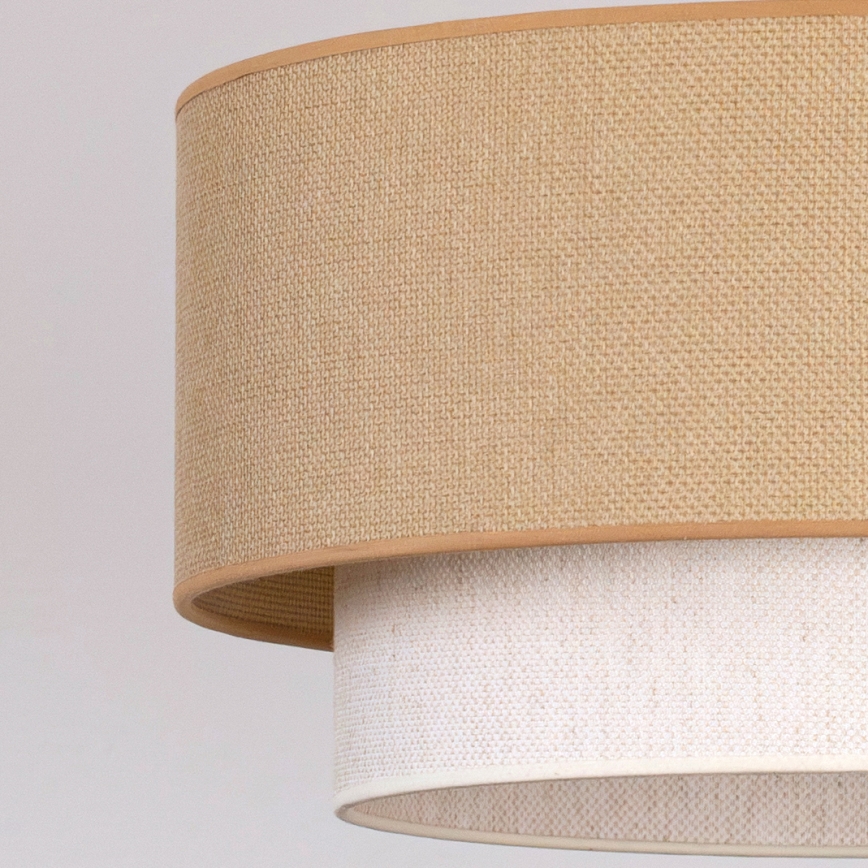 Brilagi - LED pinnapealne lühter BOHO ECO 1xE27/10W/230V läbimõõt 40 cm beež/kreem