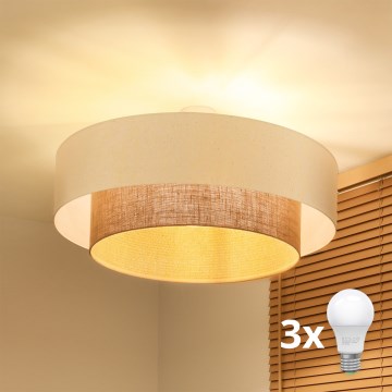 Brilagi – LED-pinnapealne lühter BOHO STYLE, 3×E27, 15 W, 230 V, läbimõõt 80 cm