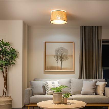 Brilagi - LED-pinnapealne lühter CERIA 1xE27/40W/230V läbimõõt 35 cm beež