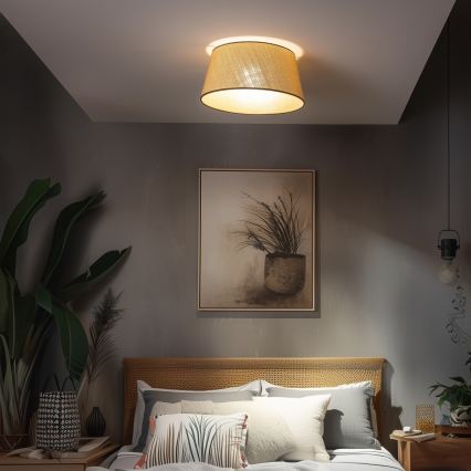 Brilagi - LED-pinnapealne lühter CERIA 1xE27/40W/230V läbimõõt 50 cm beež