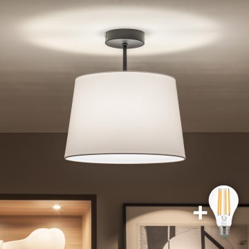Brilagi - LED pinnapealne lühter CERIA, 1xE27/60W/230V, läbimõõt 30 cm, must/valge