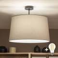 Brilagi - LED-pinnapealne lühter CERIA 1xE27/60W/230V läbimõõt 45 cm must/hall