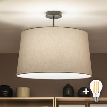 Brilagi - LED-pinnapealne lühter CERIA 1xE27/60W/230V läbimõõt 45 cm must/hall