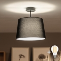 Brilagi - LED-pinnapealne lühter CERIA 1xE27/60W/230V Ø 30 cm must