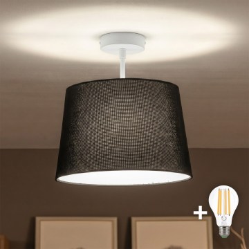 Brilagi - LED-pinnapealne lühter CERIA 1xE27/60W/230V Ø 30 cm valge/must