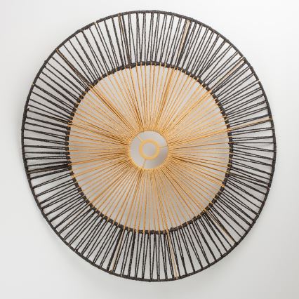 Brilagi - LED pinnapealne lühter CERIA BOHO 1xE27/40W/230V läbimõõt 50 cm must/pruun