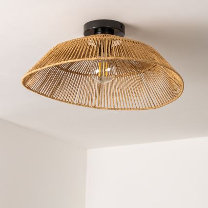 Brilagi - LED pinnapealne lühter CERIA BOHO 1xE27/40W/230V läbimõõt 50 cm pruun