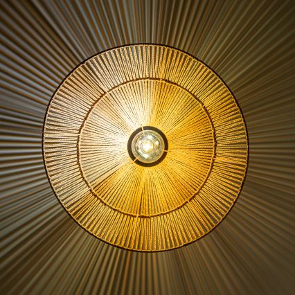 Brilagi - LED pinnapealne lühter CERIA BOHO 1xE27/40W/230V läbimõõt 50 cm pruun