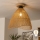 Brilagi - LED pinnapealne lühter CERIA BOHO 1xE27/40W/230V läbimõõt 50 cm pruun/tamm