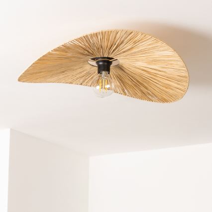 Brilagi - LED pinnapealne lühter CERIA BOHO 1xE27/40W/230V, läbimõõt 60 cm, raffia