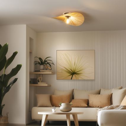 Brilagi - LED pinnapealne lühter CERIA BOHO 1xE27/40W/230V, läbimõõt 60 cm, raffia