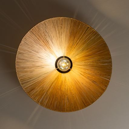 Brilagi - LED pinnapealne lühter CERIA BOHO 1xE27/40W/230V, läbimõõt 60 cm, raffia