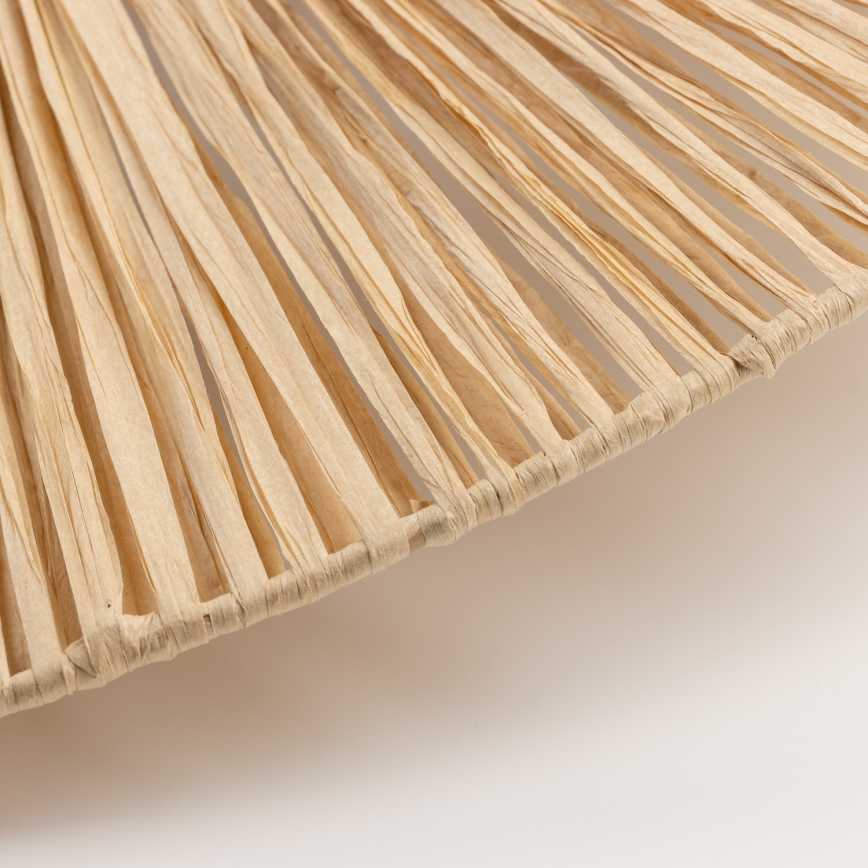 Brilagi - LED-pinnapealne lühter CERIA BOHO 1xE27/40W/230V, läbimõõt 60 cm, raffia/tamm