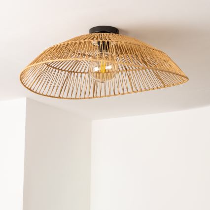 Brilagi - LED-pinnapealne lühter CERIA BOHO 1xE27/40W/230V, läbimõõt 70 cm, pruun