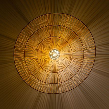 Brilagi - LED-pinnapealne lühter CERIA BOHO 1xE27/40W/230V, läbimõõt 70 cm, pruun