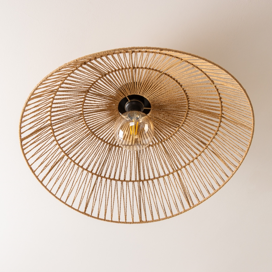 Brilagi - LED-pinnapealne lühter CERIA BOHO 1xE27/40W/230V, läbimõõt 70 cm, pruun