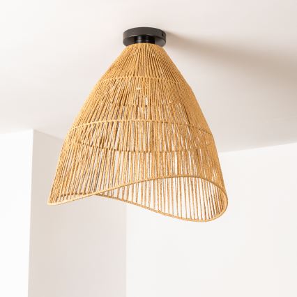 Brilagi - LED pinnapealne lühter CERIA BOHO 1xE27/40W/230V, läbimõõt 70 cm, pruun