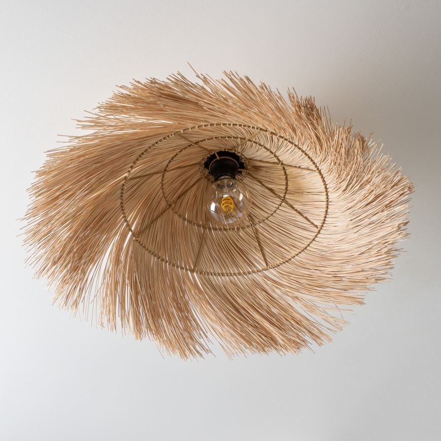 Brilagi - LED-pinnapealne lühter CERIA BOHO 1xE27/40W/230V läbimõõt 70 cm rotangist