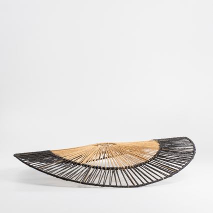 Brilagi - LED-pinnapealne lühter CERIA BOHO 1 × E27 (kuni 40 W), 230 V, Ø 80 cm, must/pruun/tamm