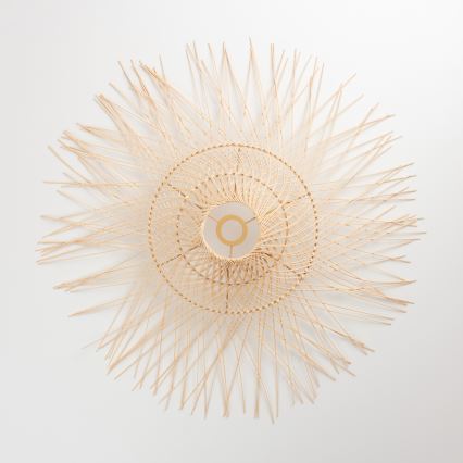 Brilagi - LED-pinnapealne lühter CERIA BOHO 1xE27/40W/230V Ø 100 cm, bambusest