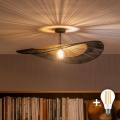 BRILAGI - LED-pinnapealne lühter CERIA BOHO 1xE27/60W/230V läb. 80 cm must/pruun