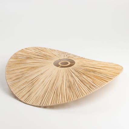 Brilagi - LED pinnapealne lühter CERIA BOHO 1xE27/60W/230V läbimõõt 60 cm must/beež
