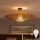 Brilagi - LED-pinnapealne lühter CERIA BOHO 1xE27/60W/230V Ø 70 cm must/pruun