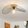 Brilagi - LED pinnapealne lühter CERIA WIRE 1xE27/40W/230V 40x56 cm must/tamm