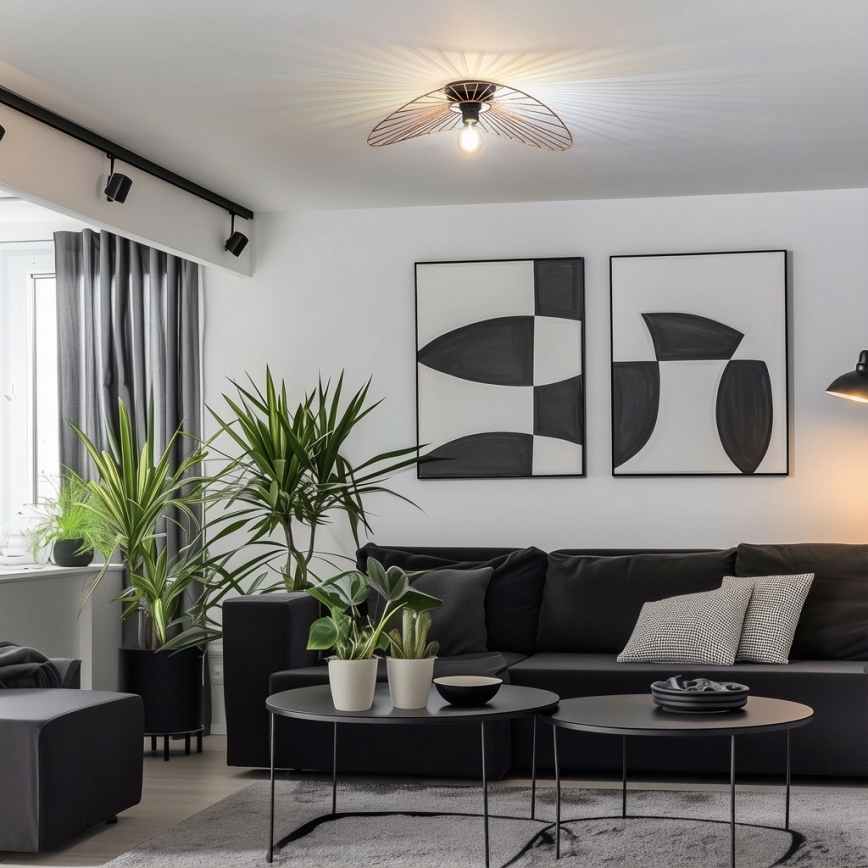 Brilagi - LED pinnapealne lühter CERIA WIRE 1xE27/40W/230V 40x56 cm pronks