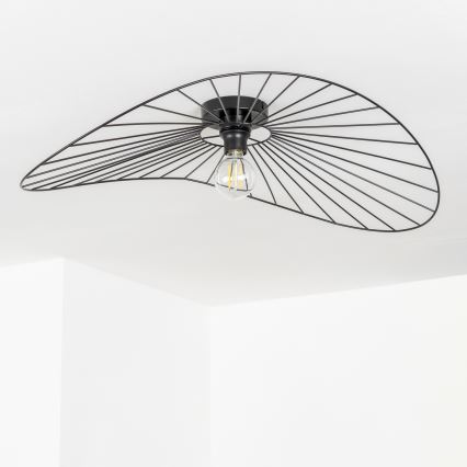 Brilagi - LED pinnapealne lühter CERIA WIRE 1xE27/40W/230V 60x80 cm must