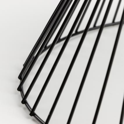 Brilagi - LED-pinnapealne lühter CERIA WIRE 1xE27/40W/230V läbimõõt 30 cm must/tamm