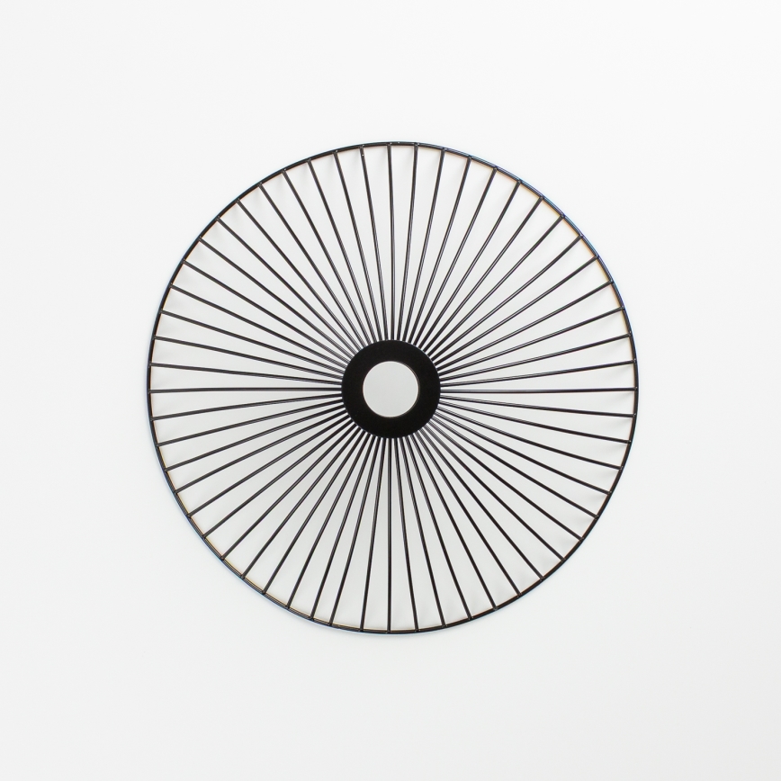 Brilagi - LED-pinnapealne lühter CERIA WIRE 1xE27/40W/230V, läbimõõt 38 cm, must/tamm