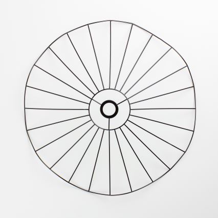 Brilagi - LED pinnapealne lühter CERIA WIRE 1xE27/40W/230V, läbimõõt 60 cm, must/tamm