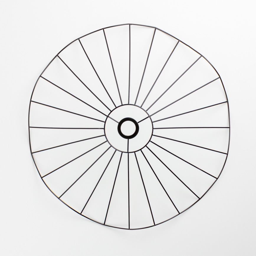 Brilagi - LED pinnapealne lühter CERIA WIRE 1xE27/40W/230V, läbimõõt 60 cm, must/tamm