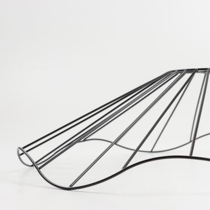 Brilagi - LED pinnapealne lühter CERIA WIRE 1xE27/40W/230V, läbimõõt 60 cm, must/tamm