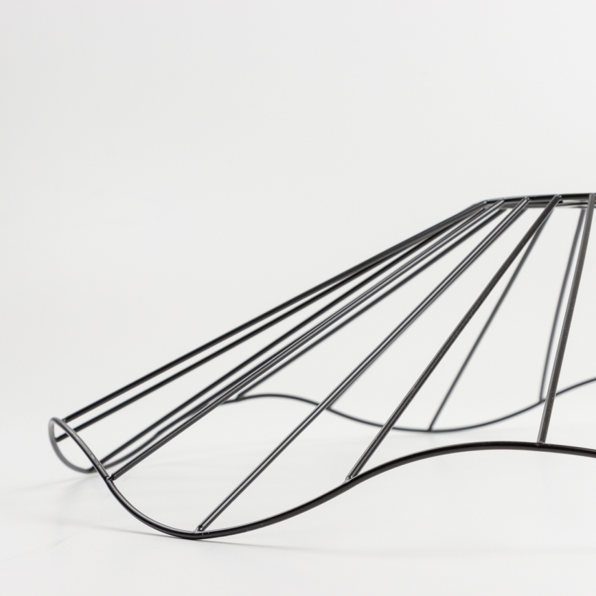 Brilagi - LED pinnapealne lühter CERIA WIRE 1xE27/40W/230V, läbimõõt 60 cm, must/tamm