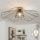 Brilagi - LED pinnapealne lühter CERIA WIRE 1xE27/40W/230V, läbimõõt 80 cm, must/tamm