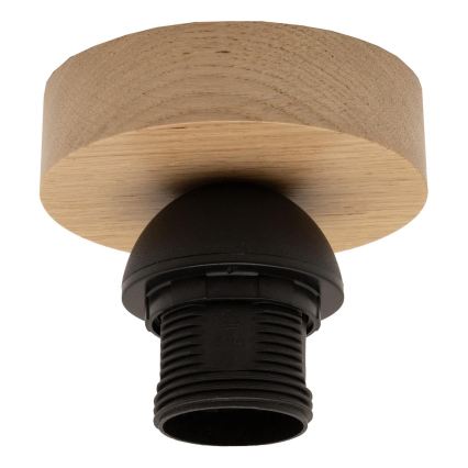 Brilagi - LED pinnapealne lühter CERIA WIRE 1xE27/40W/230V, läbimõõt 80 cm, must/tamm