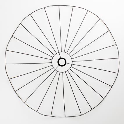 Brilagi - LED pinnapealne lühter CERIA WIRE 1xE27/40W/230V, läbimõõt 80 cm, must/tamm