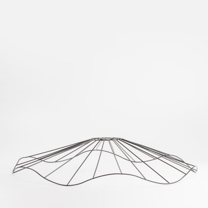Brilagi - LED pinnapealne lühter CERIA WIRE 1xE27/40W/230V, läbimõõt 80 cm, must/tamm