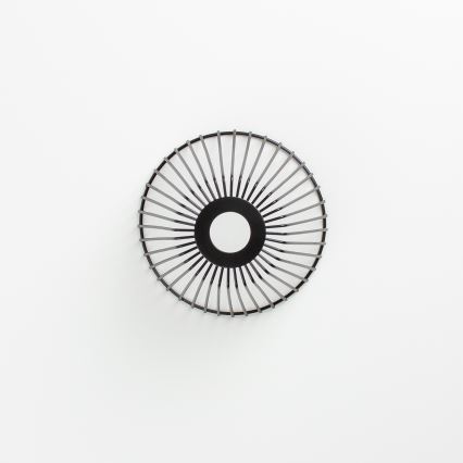 Brilagi - LED pinnapealne lühter CERIA WIRE 1xE27/40W/230V, läbimõõt 80 cm, must/tamm