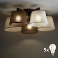 BRILAGI - LED pinnapealne lühter LATTE 5xE27/15W/230V mänd/segavärv