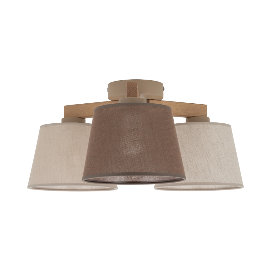 BRILAGI - LED Pinnapealne lühter LATTE SABIA 3xE27/15W/230V mänd/segatud