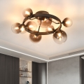 Brilagi - LED pinnapealne lühter MILLA 10xG9/3W/230V pruun/suitsune pruun