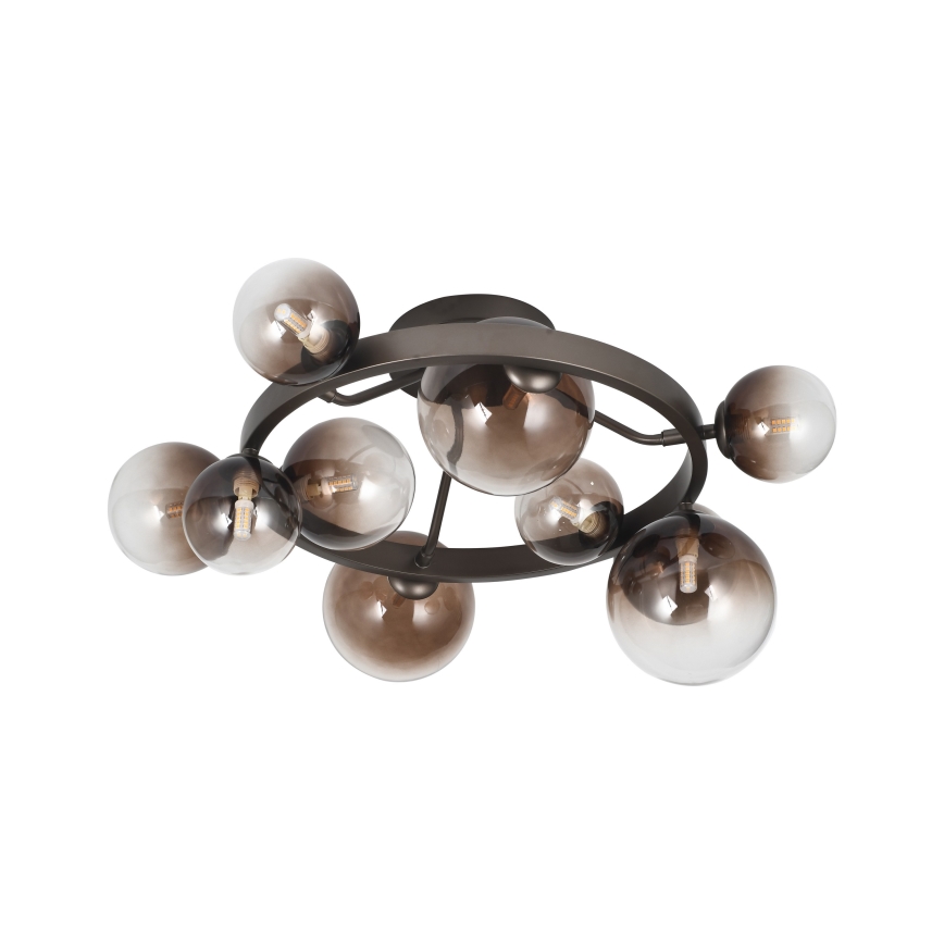 Brilagi - LED pinnapealne lühter MILLA 10xG9/3W/230V pruun/suitsune pruun